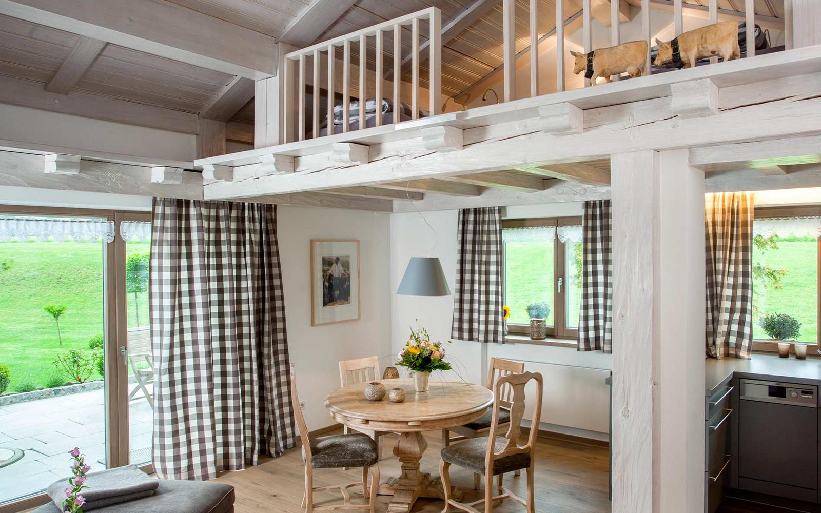 Komplettansicht der Ferienwohung zwei mit Galerie