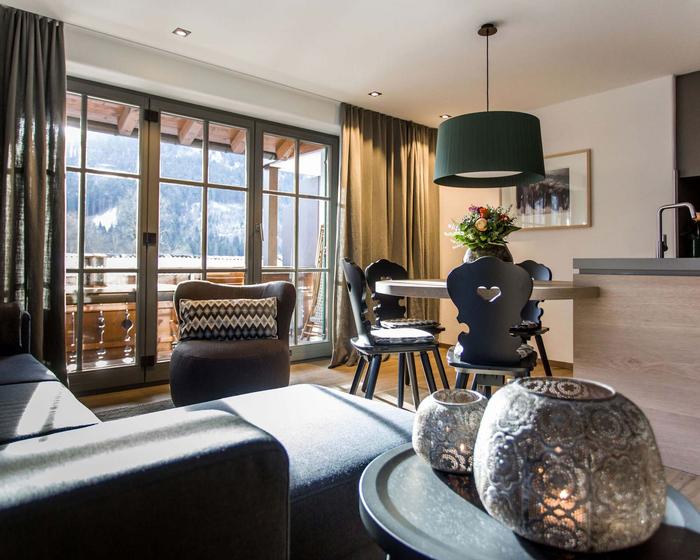 Wohnbereich der Ferienwohnung drei