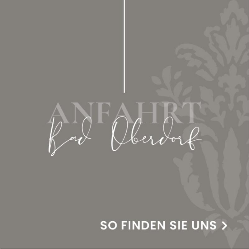 Menükachel mit Link zur Kontakt & Anfahrt Seite