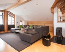 Couch Lounge der Ferienwohnung fünf