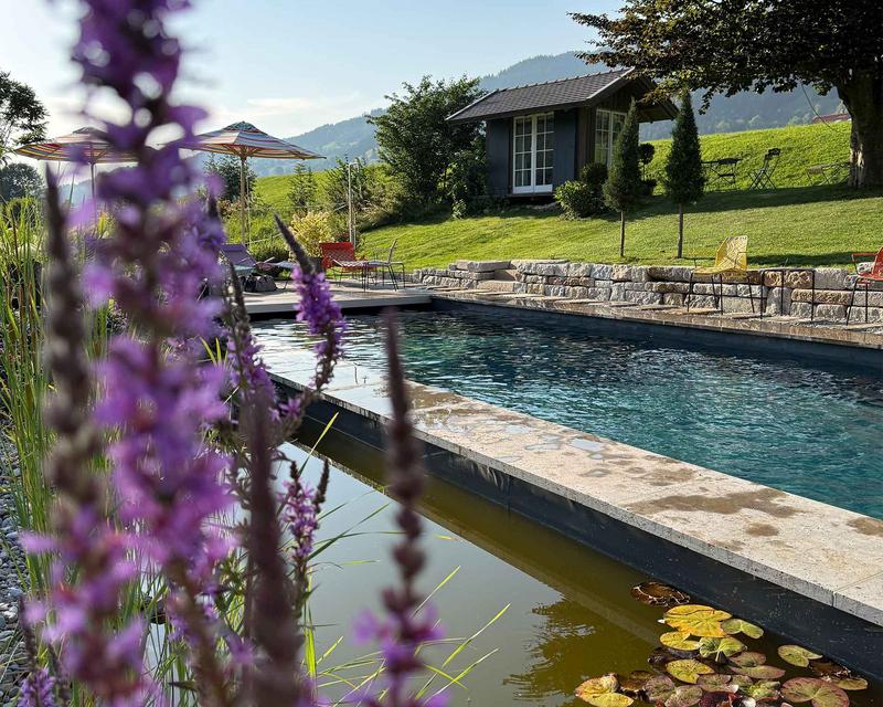 Close up des Pools