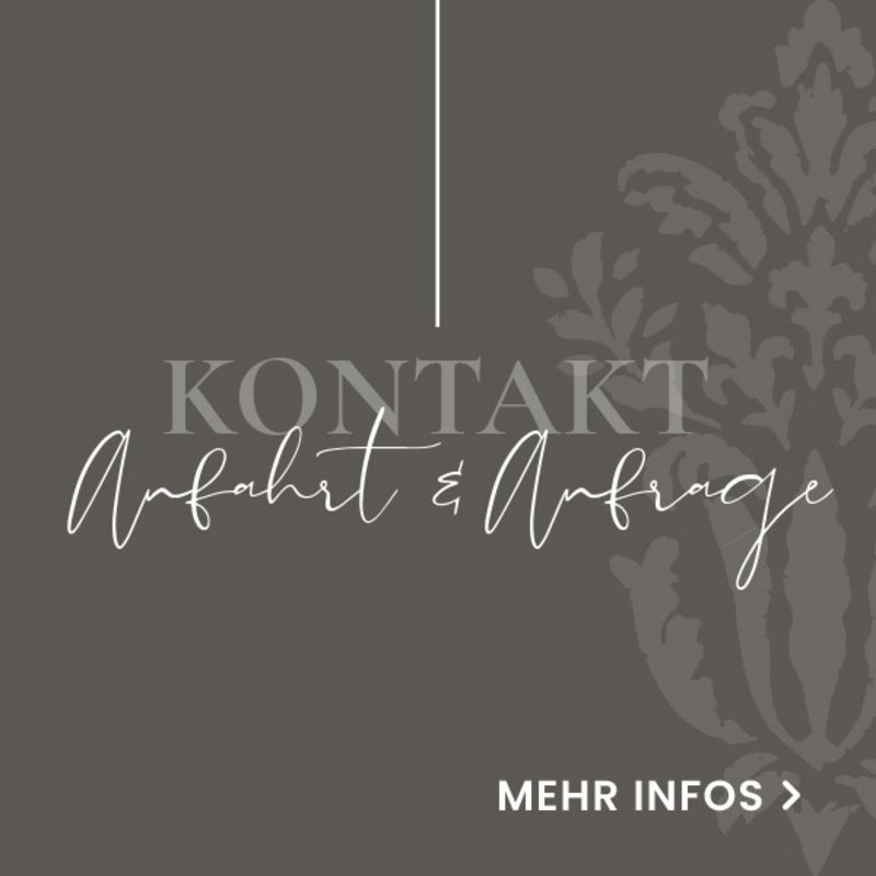 Menükachel mit Link zur Kontakt & Anfrage Unterseite