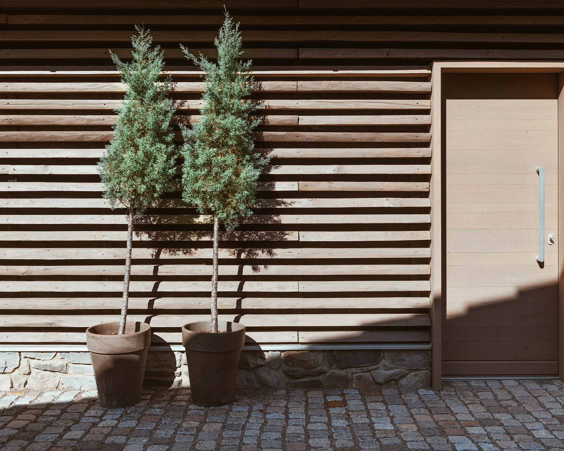 Eingang des Saunahaus